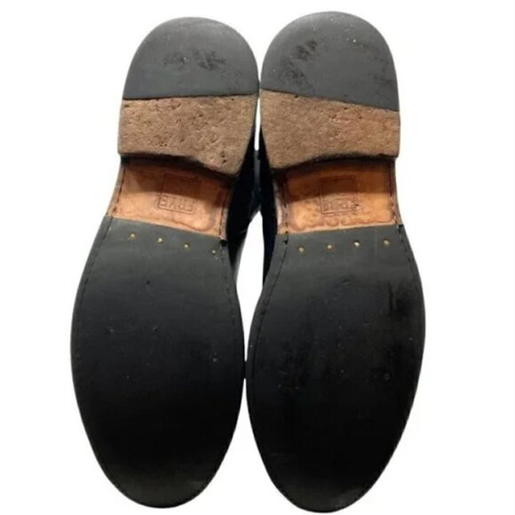 Frye Shirley Over-The-Knee Black Leather Riding Boots - Size 6.5 - Picture 11 of 14